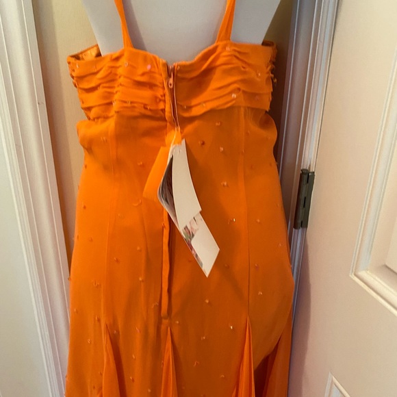 Alfred Angelo Halter cocktail gown Latin Dancer size 12 PROM - Picture 11 of 14